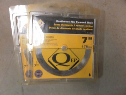 Roberts qep model 6-7003cr  7-inch continuous rim wet saw diamond blade new! for sale