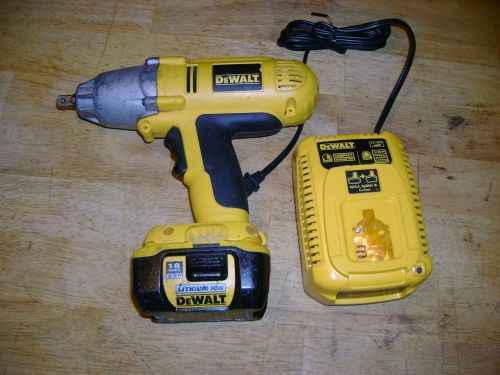 DEWALT HEARY DUTY 1/2IN CORDLESS IMPACT WRENCH 18 VOLT LITHIUM ION LOOK