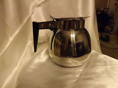 Vollrath 46570 Coffee Water Decanter 2QT 1.9L Stainless Steel 18-8 Mirror Finish