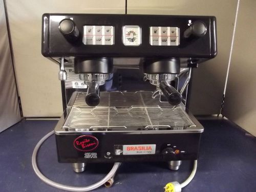 Brasilia Portofino Rosito Bisani 2 Groups Coffee &amp; Espresso Maker-Tested-   m195