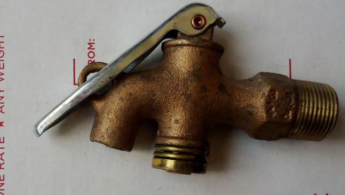 Brass Water Beer Gas Faucet Valve Drum Barrel Spigot Lock Lever 3/4&#034; 5/8&#034;  USA