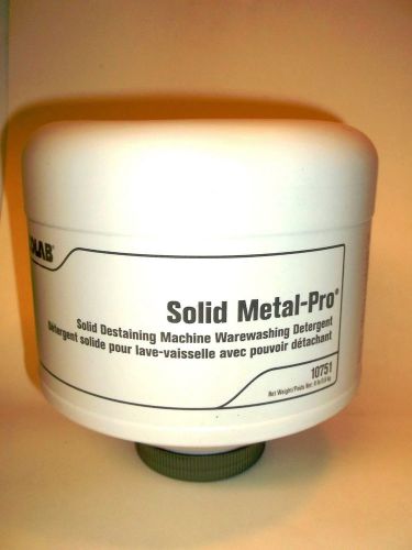 One New 8 lb. container of ECOLAB Solid Metal-Pro