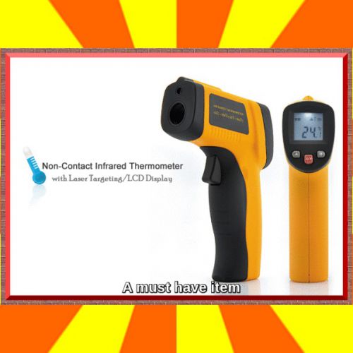 Food temperature thermometer led digital infrared non contact laser gun for sale