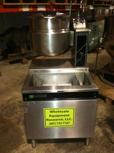 Garland kt12s 48 quart trunnion kettle on stand direct steam for sale