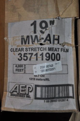 AEP Industries19 Inch x 4000 Roll MW-AH Clear Stretch Meat Packing Film