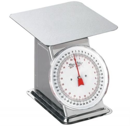 Weston 44 lb. flat top dial scale, restaurant quality, stainless steel construct for sale