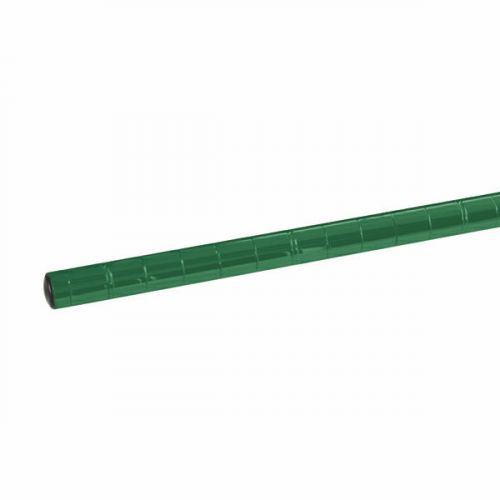 4x thunder group green epoxy coated wire shelving post 8&#034;(inch) pole metro style for sale