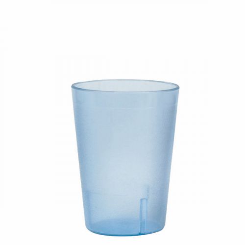 8 oz. Blue Plastic Tumbler Drinking Cup Scratch Resistant- 12 Piieces Included