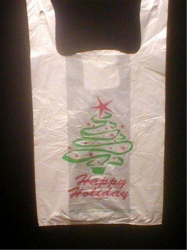Merchandise T-Shirt Bags Holiday Shopping Christmas Retail Sales Bag 100ct NEW!