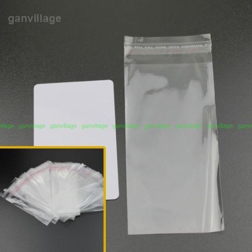 50x clear self adhesive seal plastic jewelry gift retail packing bags 2.36x4.72&#034; for sale