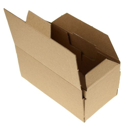 6 Pcs 6L x 3W x 3D Corrugated Cardboard Mailer Box Packing Mailing Carton