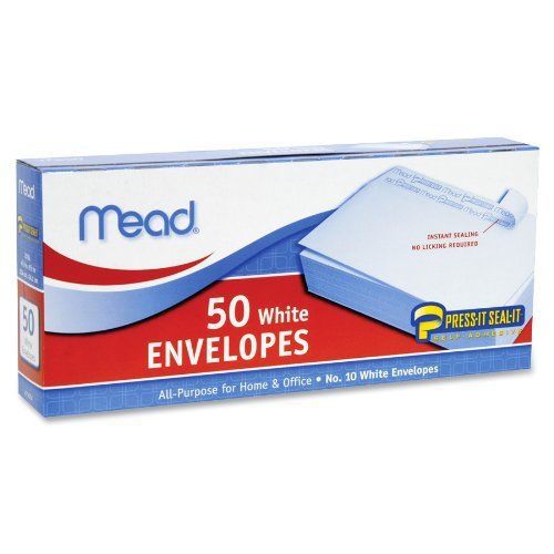 Mead Plain Business Size Envelopes - Business - #10 [4.13&#034; X 9.50&#034;] - (mea75024)