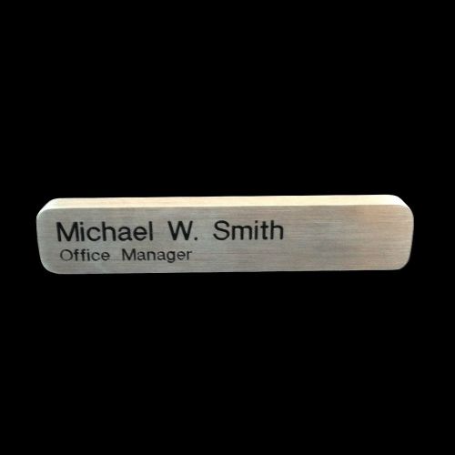 Engraved Desk Name Plate