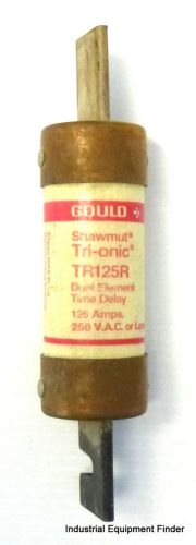 Gould Shawmut TRI-ONIC TR125R Time-Delay Fuse 125A 250V