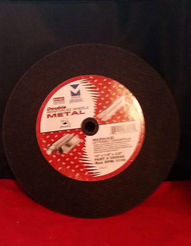10 doubled reinforced chop saw abrasive wheel 12&#034; x 1/8&#034; x 1&#034; for metal for sale