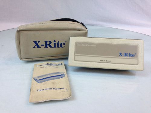 X-Rite Model 334 Dual Color Sensitometer w/ case and manual