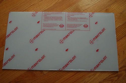 Makrolon Clear Polycarbonate Sheet .220 x 11 3/4 x 21 3/4