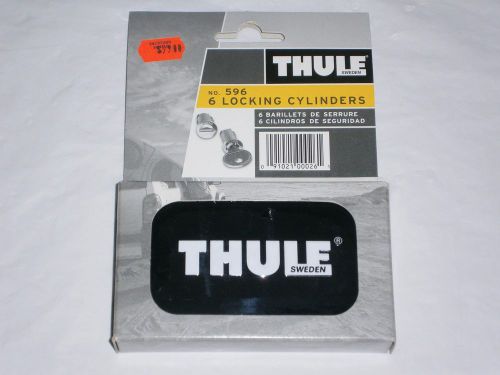 Thule Sweden 6 Locking Cylinders NO. 596  SEALED.!!