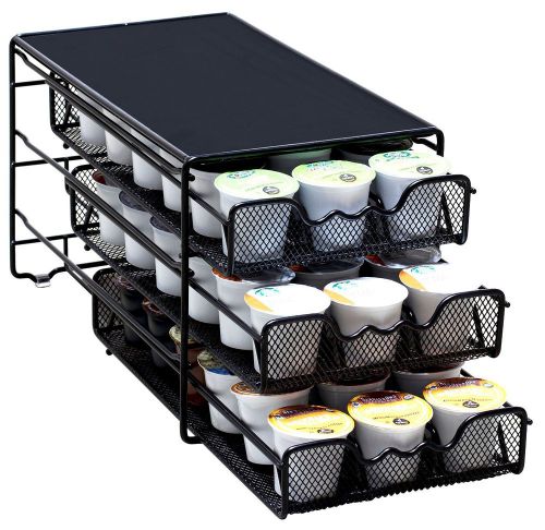 Decobros 3 tier drawer storage holder for (54) keurig coffee pods - - new - - for sale