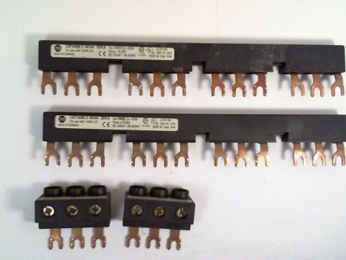 Lot of 2 140m-c-w544 allen-bradley contact block bus bars, used w/ 140m-c-wt for sale