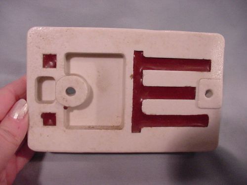 Vintage Telephone Line Fuse by Reliance Electric Heavy Porcelain Base