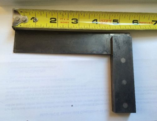 Antique Vintage L.S. Starrett Co. No. 20 5 1/2&#034; Precision Square Machinist