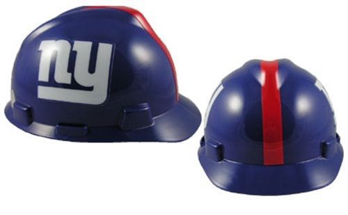 New York Giants NFL Team Hard Hat with Ratchet Suspension