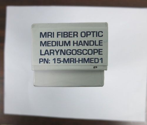 Novamed 15-MRI-HMED1 MRI Fiber Optic Laryngoscope Medium Handle