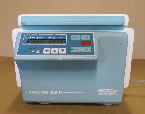 Hettich zentrifugen mikro 22r refrigerated benchtop centrifuge w/ 24 place rotor for sale