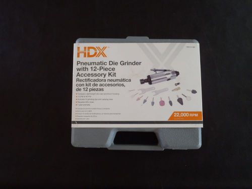 HDX 12 Piece Pneumatic Die Grinder Accessory Kit