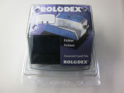 New Rolodex 15353AS Covered Card File 125 Cards 2-1/4&#034; X 4&#034;
