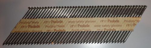 1600+ paslode 2-1/2&#034; stainless ring shank nails 34 degree collated for sale
