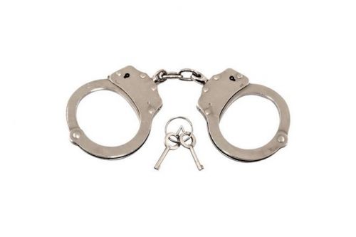 Official Police Law Enforcement Hand Cuffs Stainless Steel Restraints