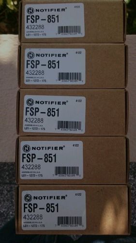 NOTIFIER FSP-851 LOT OF 5 *NEW IN BOX*