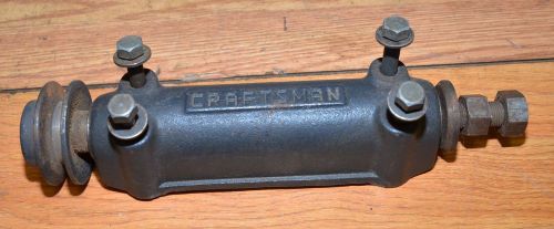 Vintage Craftsman 25258 saw grinder polishing arbor bench mount cast iron tool