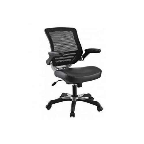 Executive Leather Office Chair Adjustable Swivel Computer Desk  Ergonomic Black