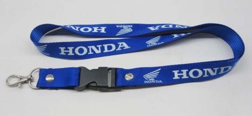 Honda Motorcycle Blue Lanyard / Neck strap for ID Holder / Pouch / Phone / Key