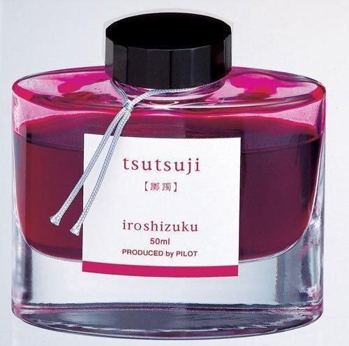 Pilot Iroshizuku Fountain Pen Ink - 50 ml Bottle - Tsutsuji Azalea (Magenta) (j