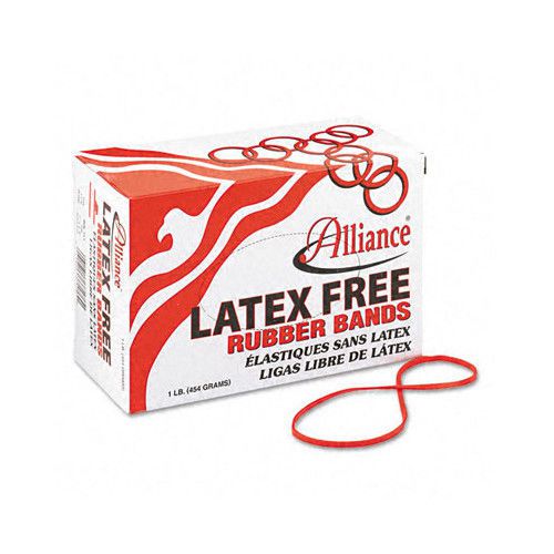 Alliance Rubber Latex-Free Orange Rubber Bands, Size 117B, 7 X 1/8, 250/Box