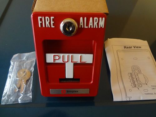 BRAND NEW Simplex Pull Down Non-coded Fire Alarm Box SP-1-TB FREE SHIPPING