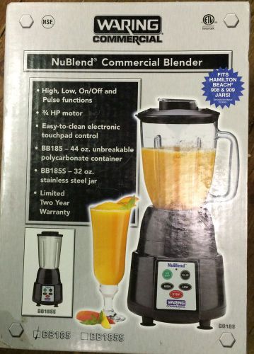 Waring Commercial BB185 NuBlend Commercial Blender w 44-oz Copolyester Container