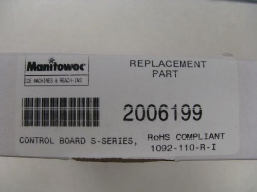 New manitowoc ice machine control board sd0852a 2006199 control board s-series for sale
