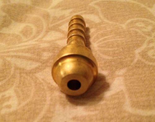 Lincoln Electric 1/4&#034; Brass hose fitting- Barbed 1 1/2&#034; long