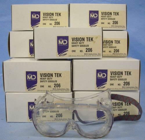13 MD Industries Vision Tek Heavy Duty Safety Goggles #206