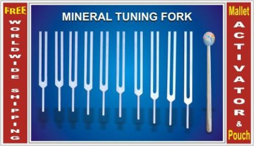 12 pcs mineral nutrients human deficiency tuning forks hls ehs for sale