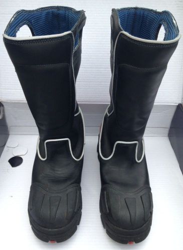 Fire dex- fire fighter leather boots; size 10w slightly worn for sale