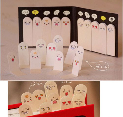 200 pages ten fingers sticker post-it bookmark flags memo sticky notes pads #009 for sale