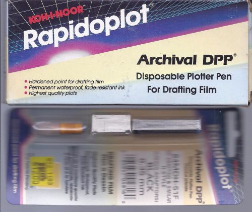 Box of 4 Koh-I-Noor RAPIDOPLOT Disposable Plotter Pens NIB