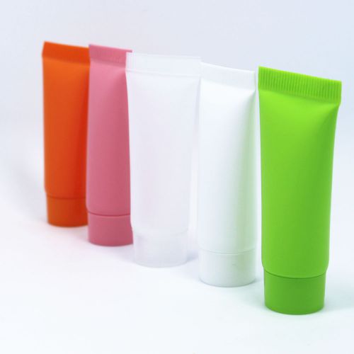 Colorful cream tubes cosmetic lotion container travel sample empty makeup bottle for sale