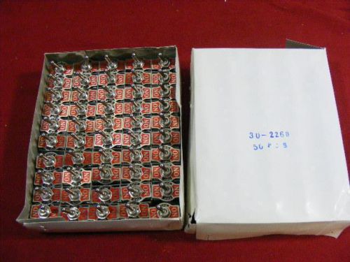 50 - Switches 30-2268 10A 120VAC 6A 250VAC  -- 3 way switch on off on